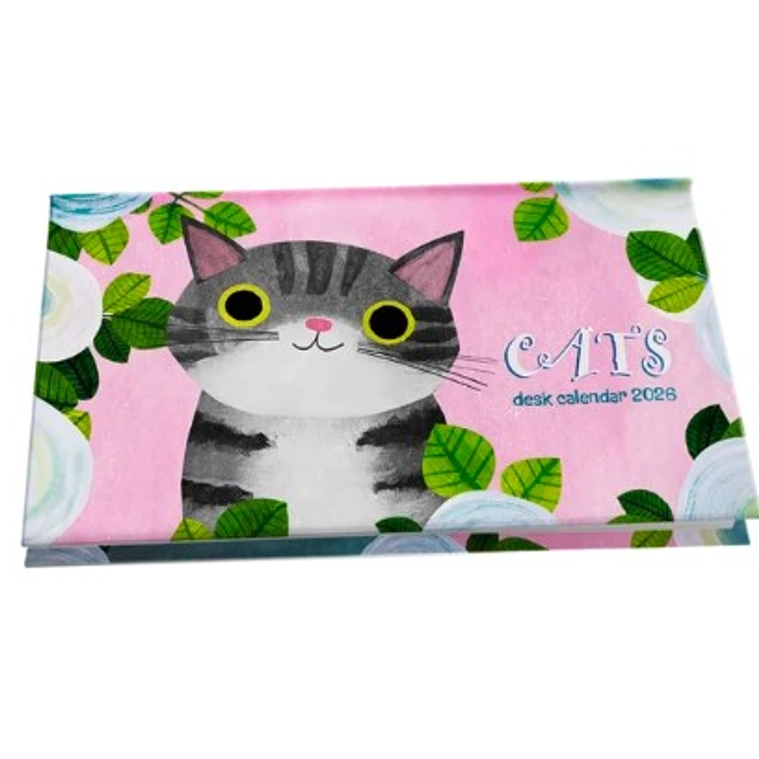 Calendario De Escritorio 2026 – Planet Cat 1