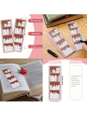 Marcapagina De Carton - Librero Para Colorear