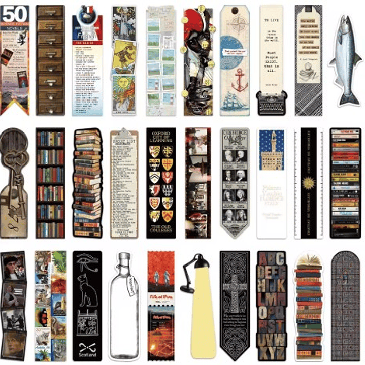 Marcapagina De Carton - Retro Variedades 1