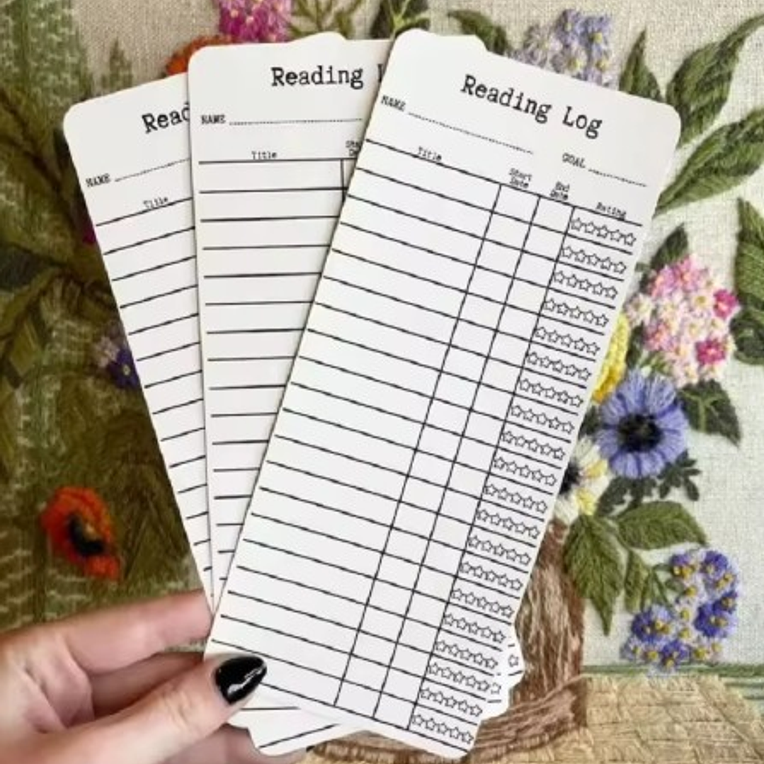 Marcapagina De Carton Grande - Lista De Lectura 1