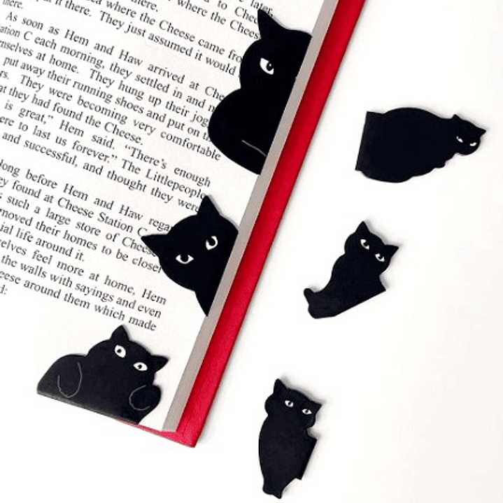 Marcapagina Imantado - Gatos (Pack 7 Unidades) 1