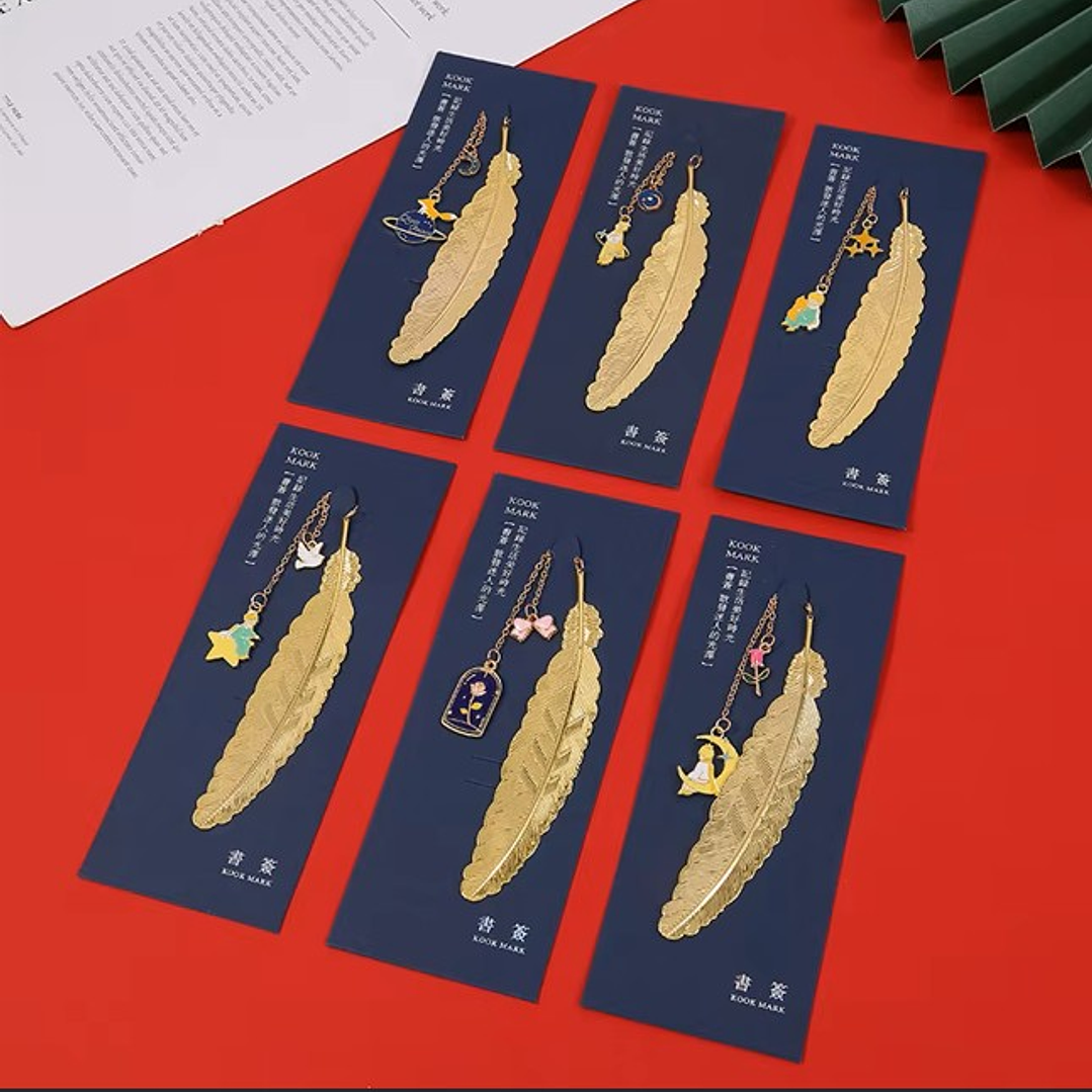 Marcapagina Metalico - Pluma De Principito 1