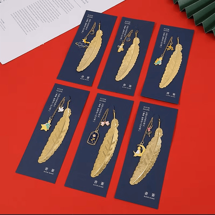 Marcapagina Metalico - Pluma De Principito 1