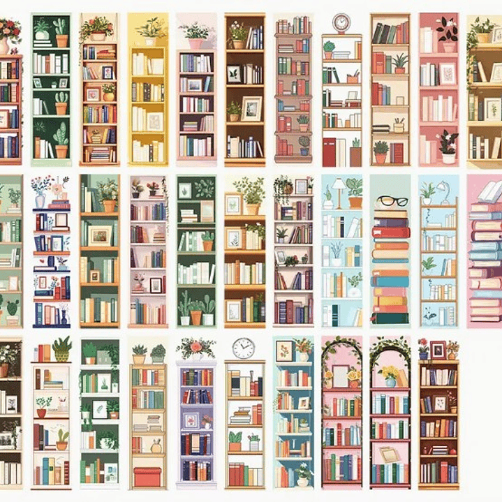 Marcapagina De Carton - Libreros 1