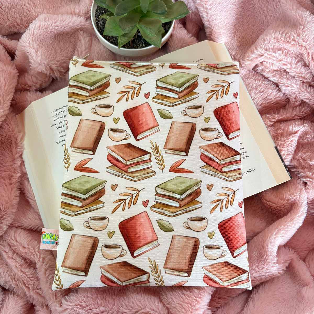 Funda Para Libro (Con Cierre) - Te Con Libros 1
