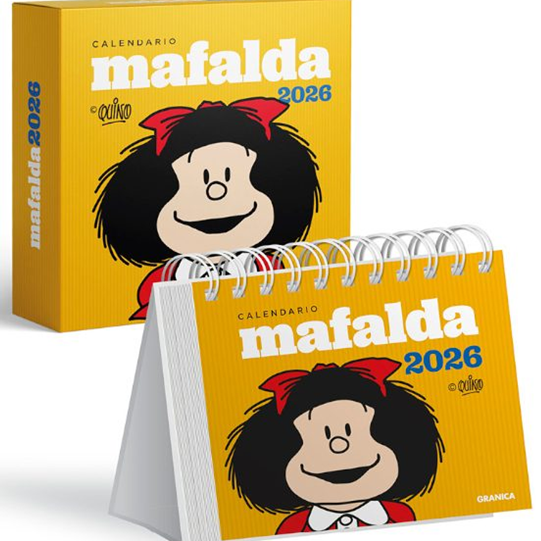 Calendario Escritorio 2026 - Mafalda (Caja Amarilla) 1