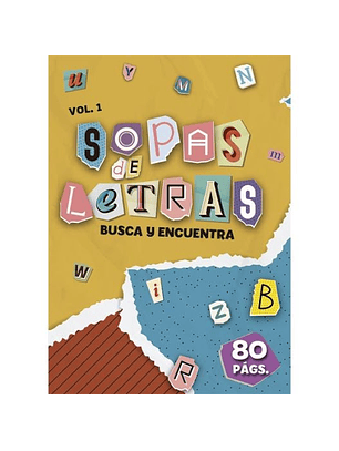 Sopas De Letras Busca Y Encuentra - Vol 1