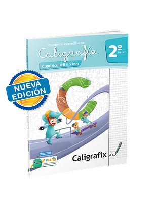 Cuaderno De Caligrafia Cuadricula 2° Basico