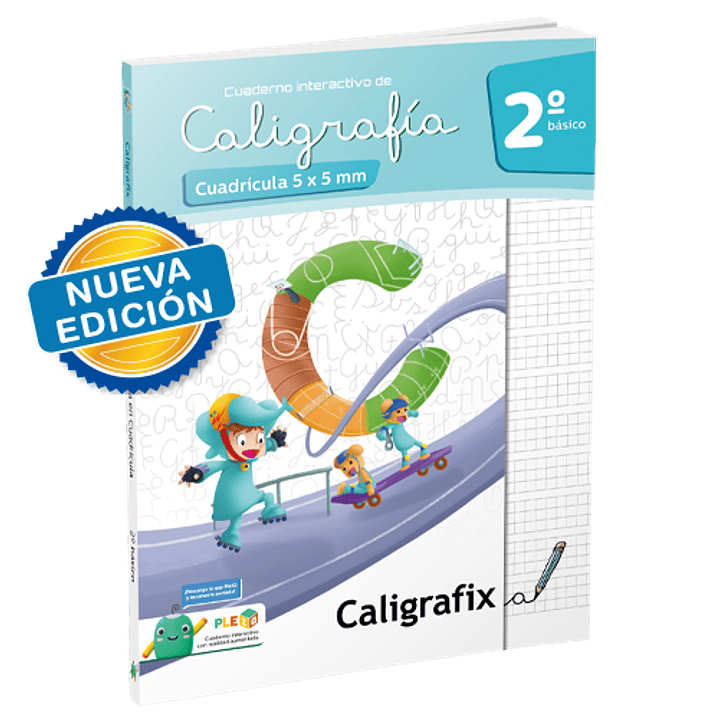 Cuaderno De Caligrafia Cuadricula 2° Basico 1