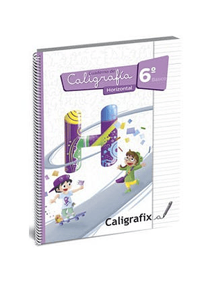 Cuaderno De Caligrafia Horizontal - 6° Basico 