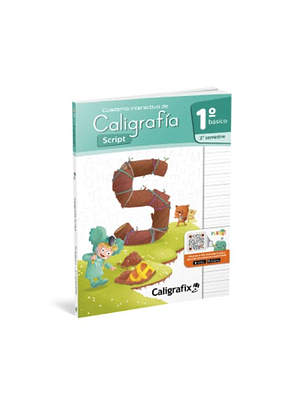 Cuaderno De Caligrafia Script - 1° Basico, Segundo Semestre