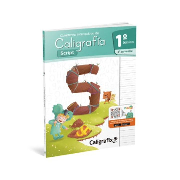 Cuaderno De Caligrafia Script - 1° Basico, Segundo Semestre 1