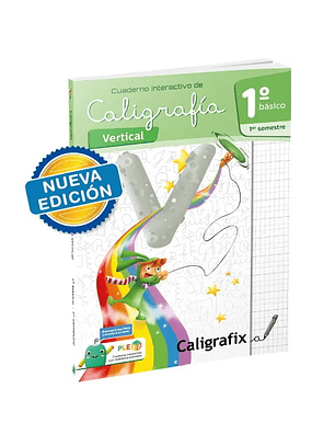 Cuaderno De Caligrafia Vertical - 1° Basico, Primer Semestre