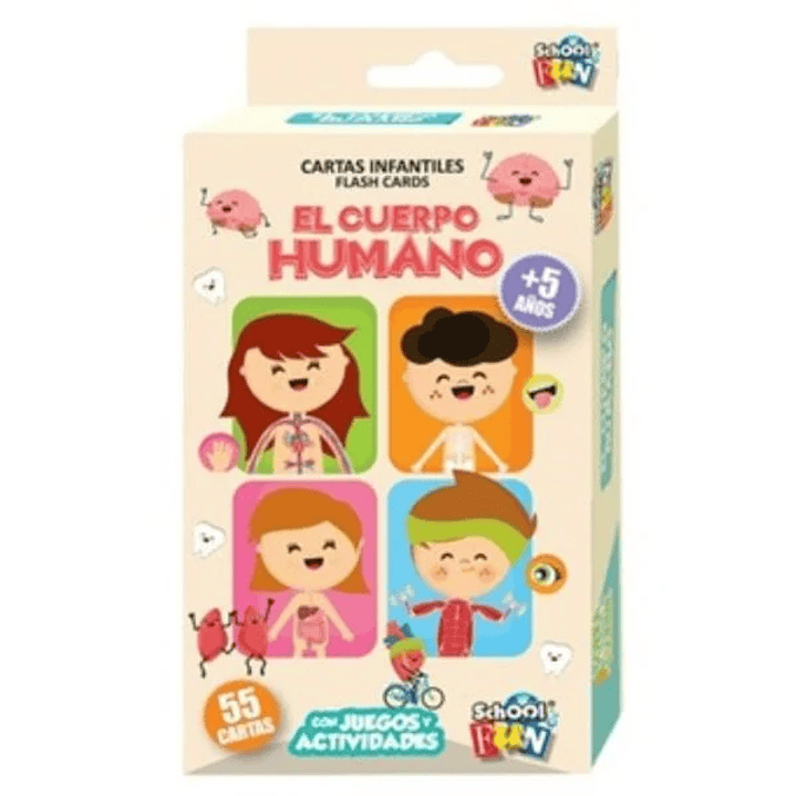 Cartas Infantiles - El Cuerpo Humano 1
