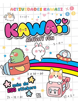 Actividades Kawaii Activity Fun (Mas De 200 Stickers)