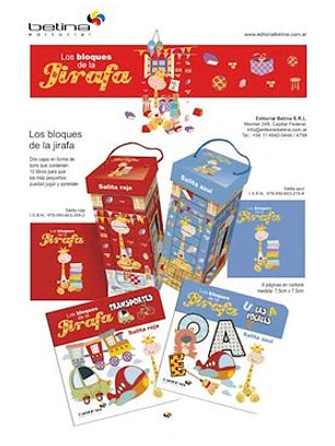 Bloques De La Jirafa Roja