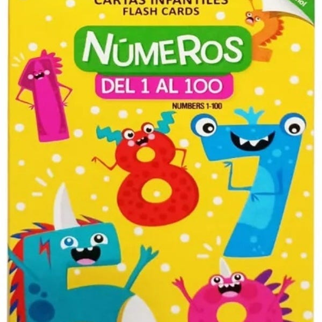 Cartas Infantiles - Formas Numeros Y Colores En Ingles/español 1