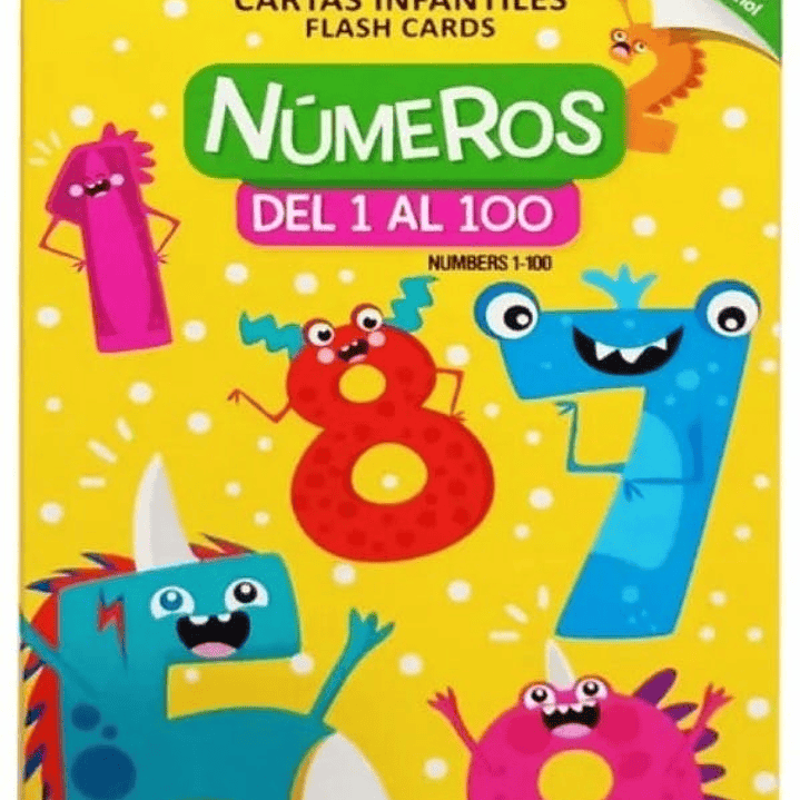 Cartas Infantiles - Formas Numeros Y Colores En Ingles/español 1