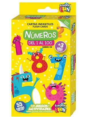 Cartas Infantiles - Numeros Del 1 Al 100