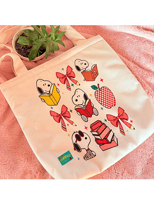 Tote Bag - Snoopy Libros