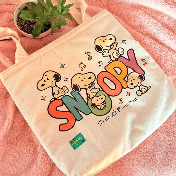 Tote Bag - Snoopy Musica 1