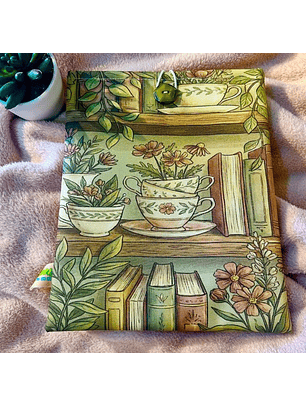 Funda Para Libro (Con Boton) - Repisa Libros Rustica 