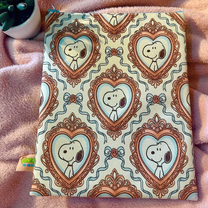 Funda Para Libro (Con Cierre) - Snoopy Retrato 1