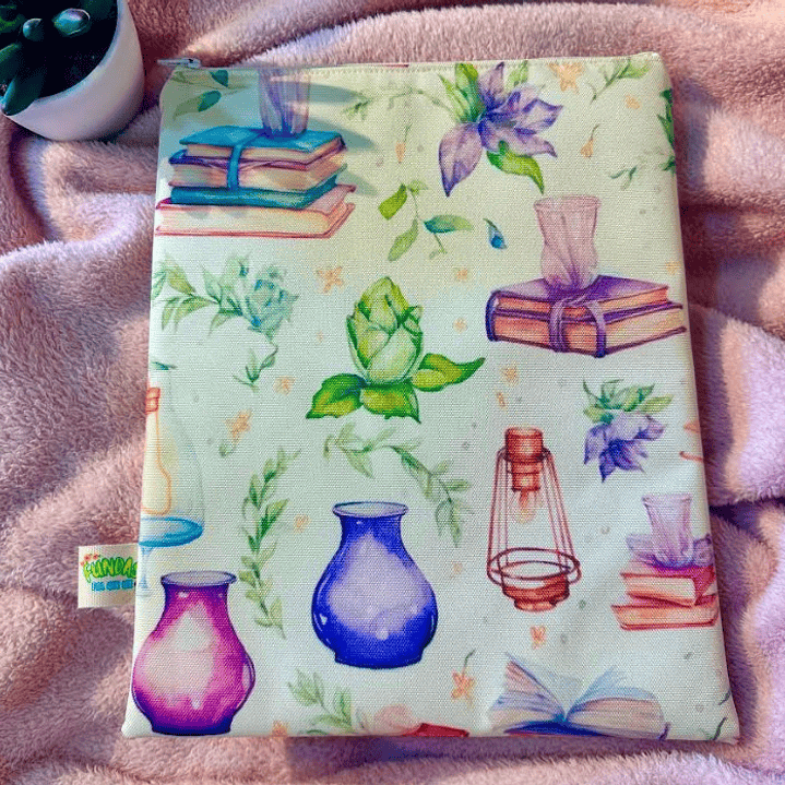 Funda Para Libro (Con Cierre) - Libros Acuarela 1