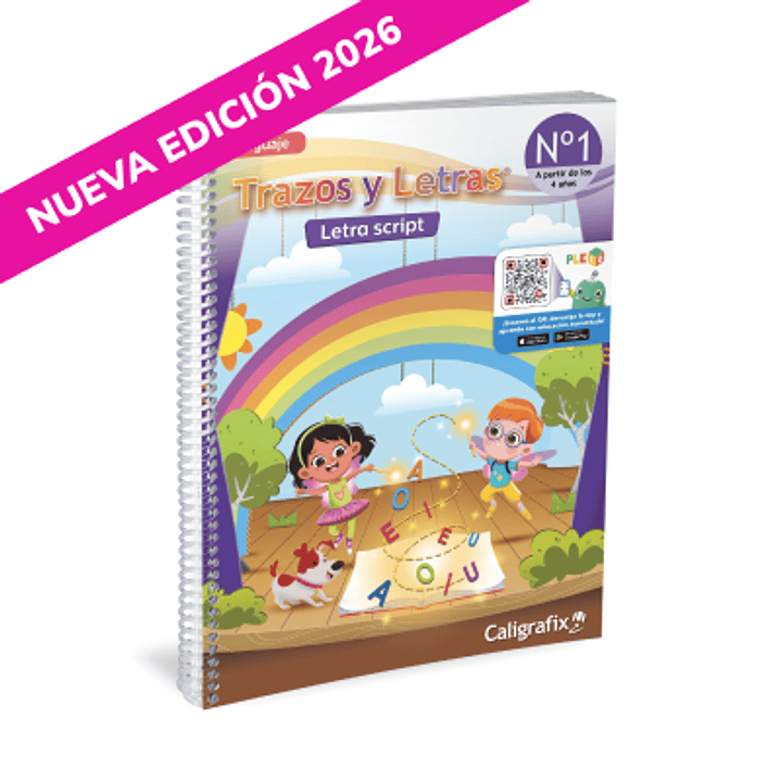 Caligrafix Trazos Y Letras N°1 Script Tl1i 1