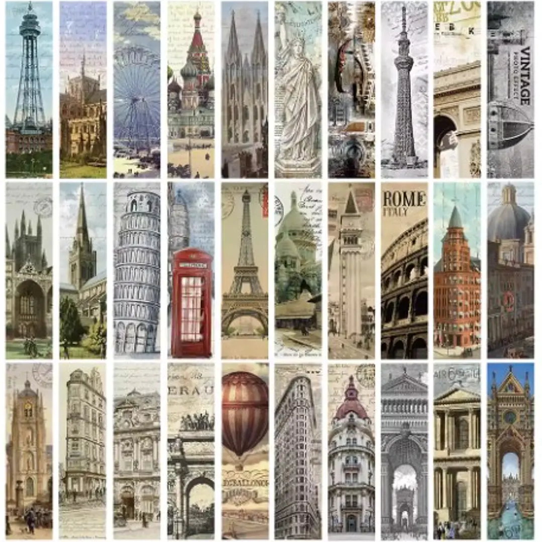 Marcapagina De Carton - Arquitectura Mundial 1