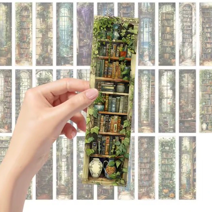 Marcapagina De Carton - Librero De Plantas 1