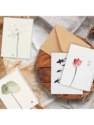 Tarjeta De Saludo - Zen