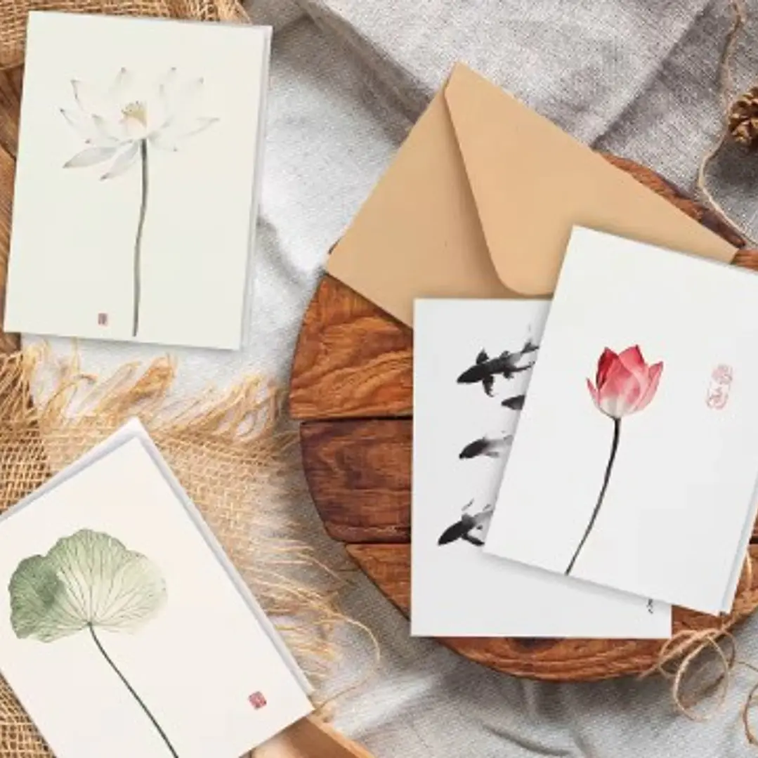 Tarjeta De Saludo - Zen 1