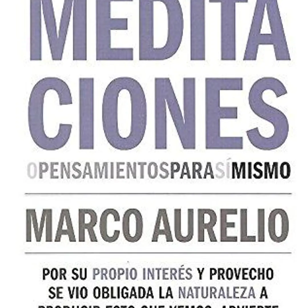 Meditaciones O Pensamientos Para Si Mismo 1