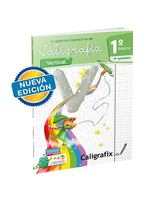 Cuaderno De Caligrafia Vertical - 1° Basico, Primer Semestre