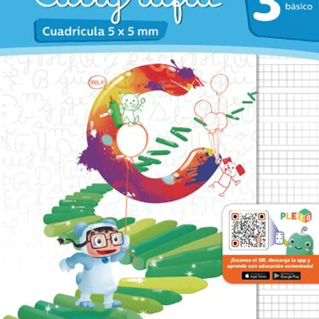 Cuaderno De Caligrafia Cuadricula 3º Basico 1