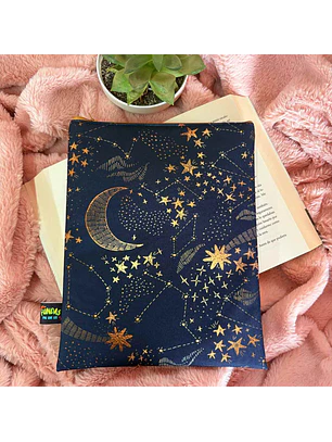 Funda Para Libro (Con Cierre) - Luna Brillo