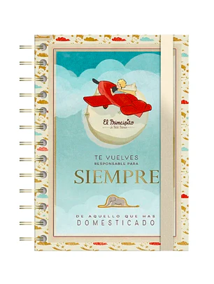 Libreta Tapa Dura Mediana Con Espiral – El Principito 2