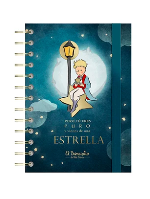 Libreta Tapa Dura Mediana Con Espiral – El Principito 1