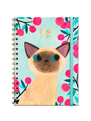 Libreta Tapa Dura Con Espiral Xl – Planet Cat
