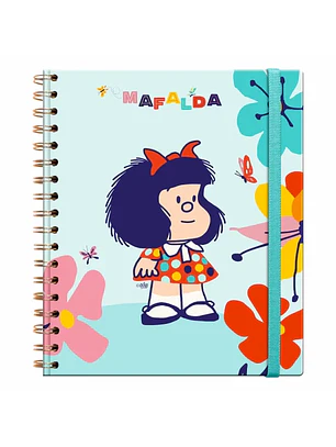 Libreta Tapa Dura Con Espiral Grande – Mafalda