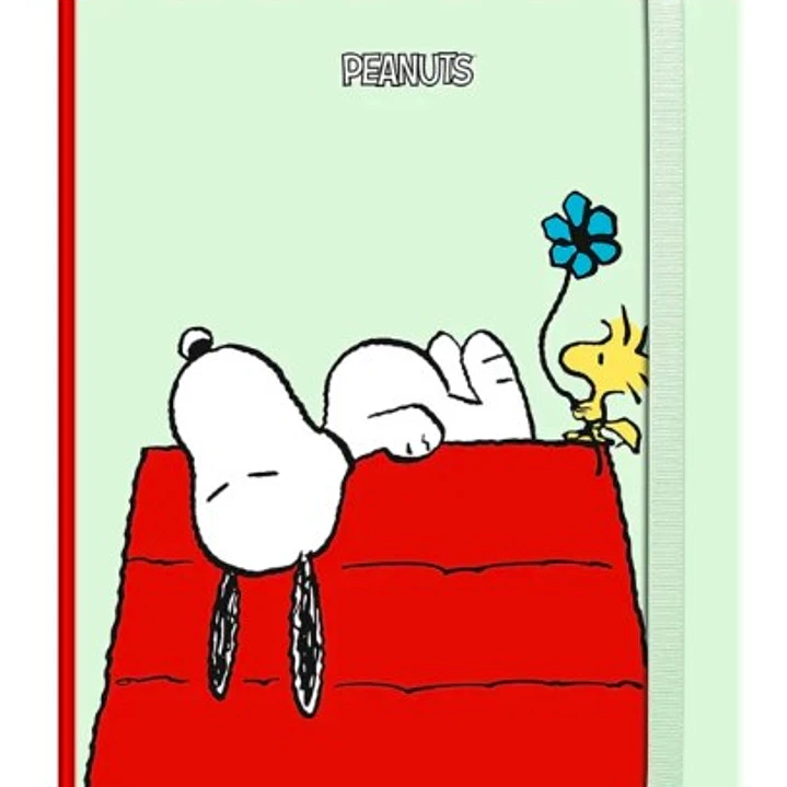 Libreta Tapa Dura Grande (Cuadros) – Snoopy 1