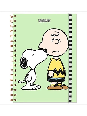 Libreta Tapa Dura Menta Con Espiral Xl (Lineada) – Snoopy