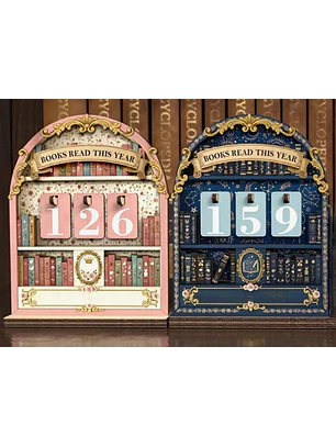 Contador De Libros Leidos (Mediano - Madera)