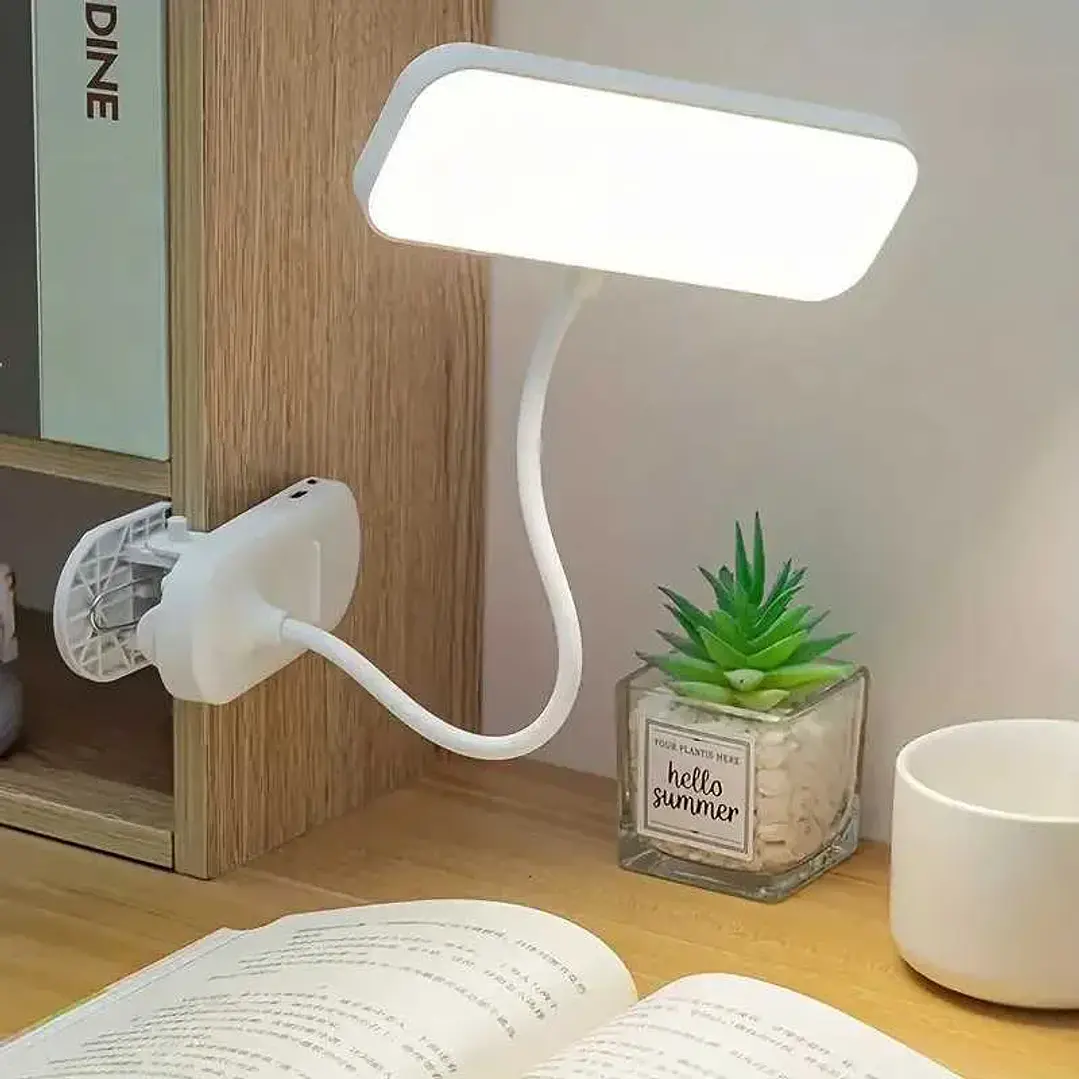Lampara De Lectura (Para Escritorio) - Luz Led - Clip  1