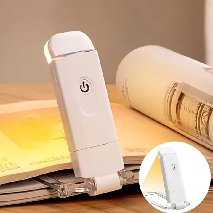 Lampara De Lectura (Rectangular) - Luz Led - Clip  1