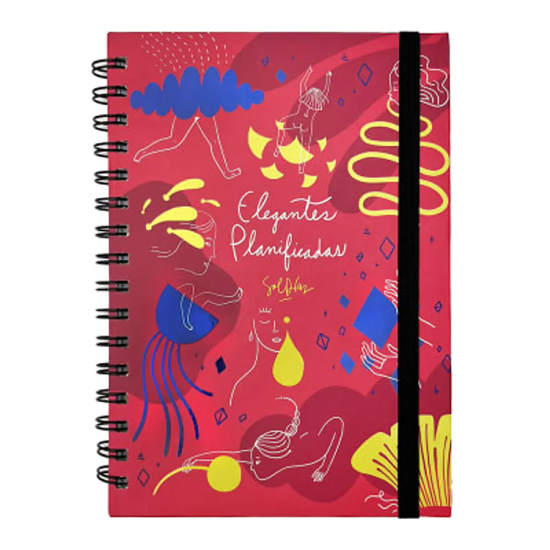 Planner Elegantes Planificadas Rojo - Sol Diaz 1