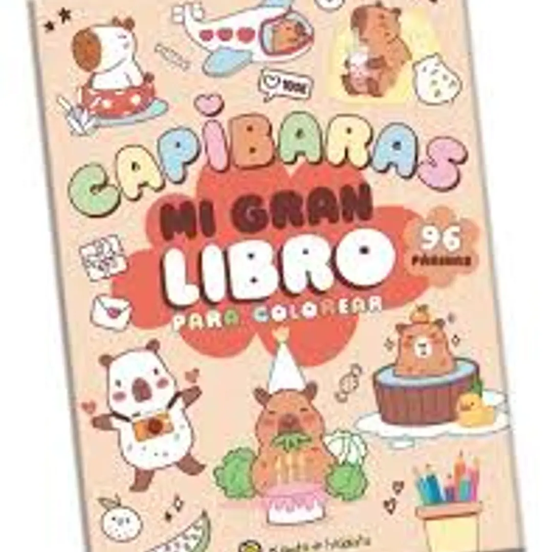 Mi Gran Libro Para Colorear Capibaras 1