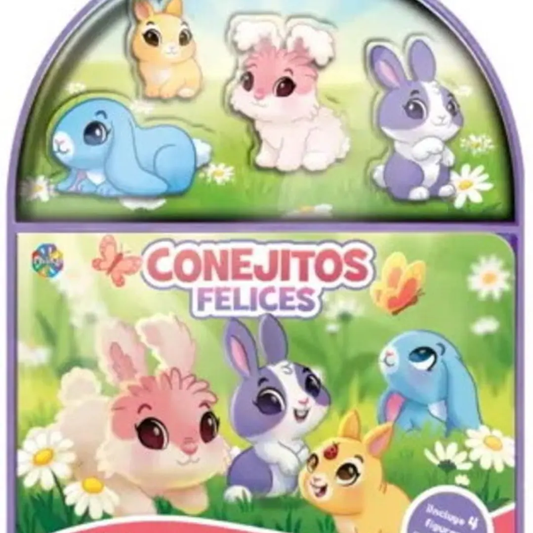 Conejitos Felices. Mini Diverti-libros 1