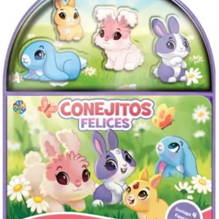 Conejitos Felices. Mini Diverti-libros 1